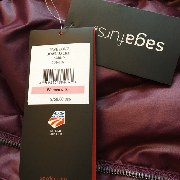 Spyder Pavé down jacket - Picture 2 of 4